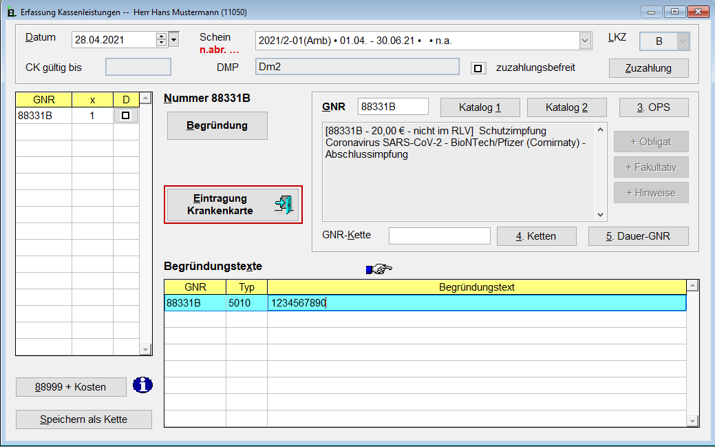 Praxissoftware Elaphe Longissima